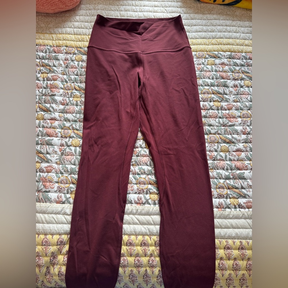 Lululemon maroon align leggings!!!